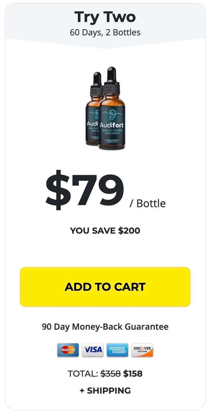 Audifort 2 bottles bundle image
