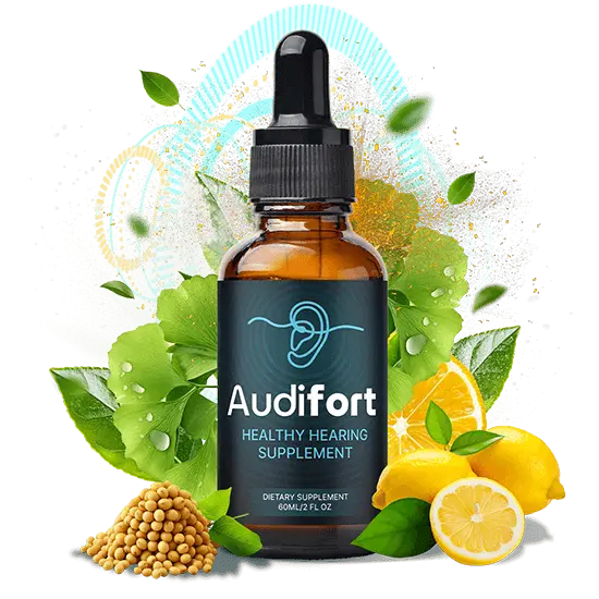 Audifort hearing support drops bottle