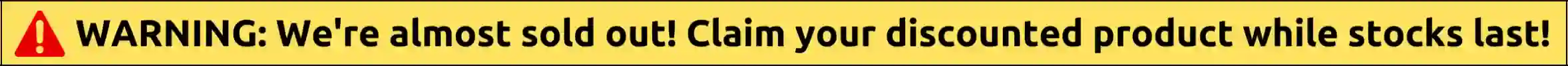 Limited stock warning banner for Audifort